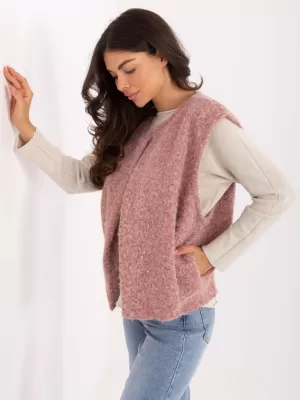 Dámská vesta RUE PARIS IT-KZ-FL9622.29P DARK PINK