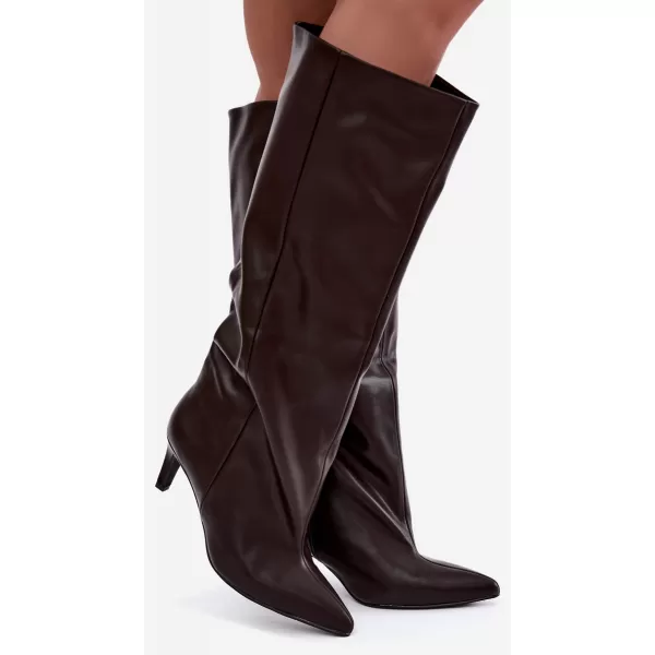  Dámské kozačky BOTO LA3155 BROWN 