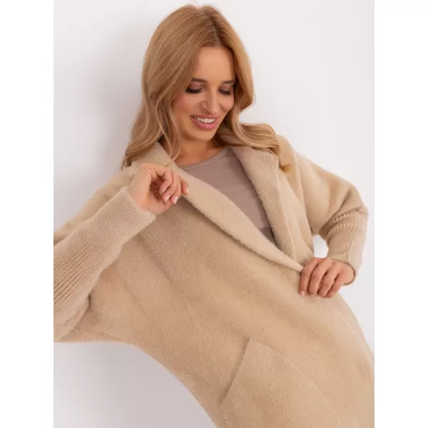  Dámský kabát FACTORY PRICE MBM-PL-1517.00P LIGHT BEIGE 