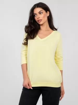 Dámské triko RUE PARIS RV-BZ-A1192.71 BRIGHT YELLOW