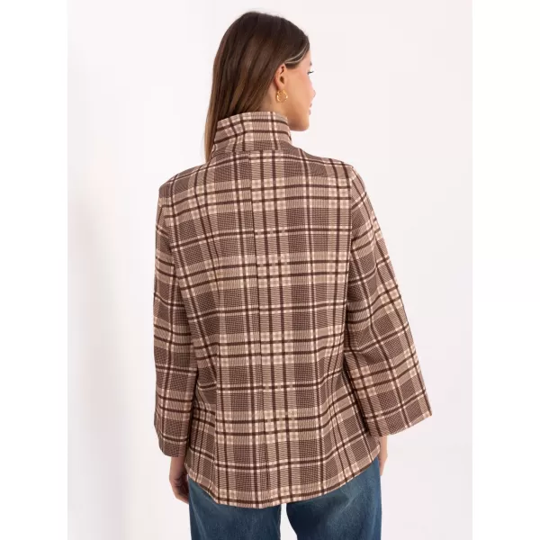  Dámský kabát ITALY MODA IT-PL-31820-2.21P BROWN 