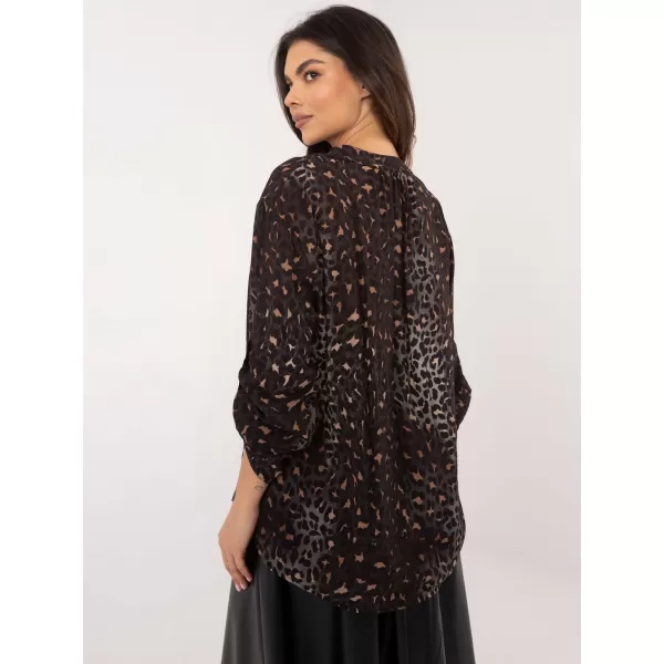 Dámská košile OCH BELLA TW-KS-BI-7175A.25 DARK GREY 