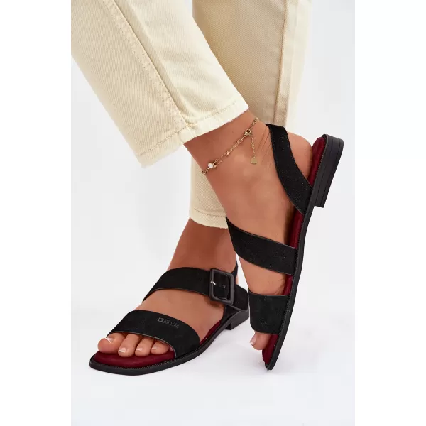  Dámské sandály BIG STAR SHOES TT274490 BLACK 