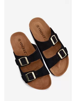 Dámské pantofle VINCEZA 102657 BLACK