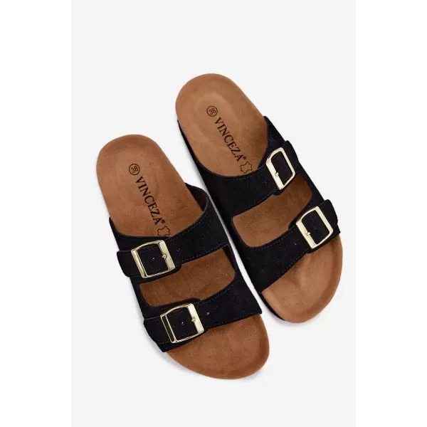  Dámské pantofle VINCEZA 102657 BLACK 