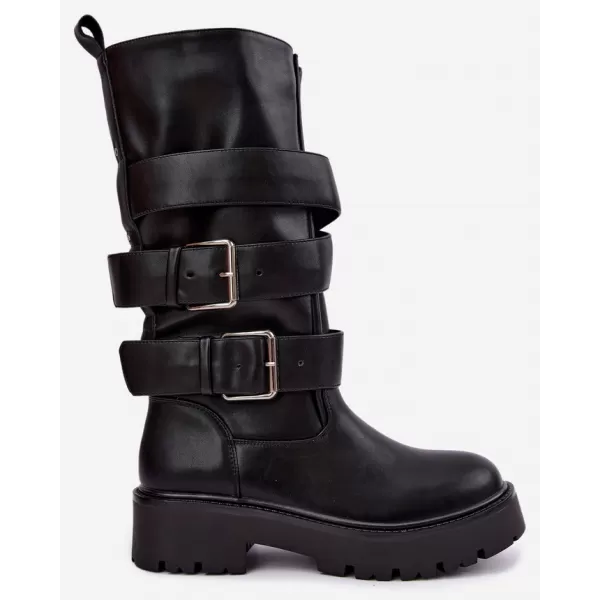  Dámské kozačky BOTO LQ-179 BLACK 