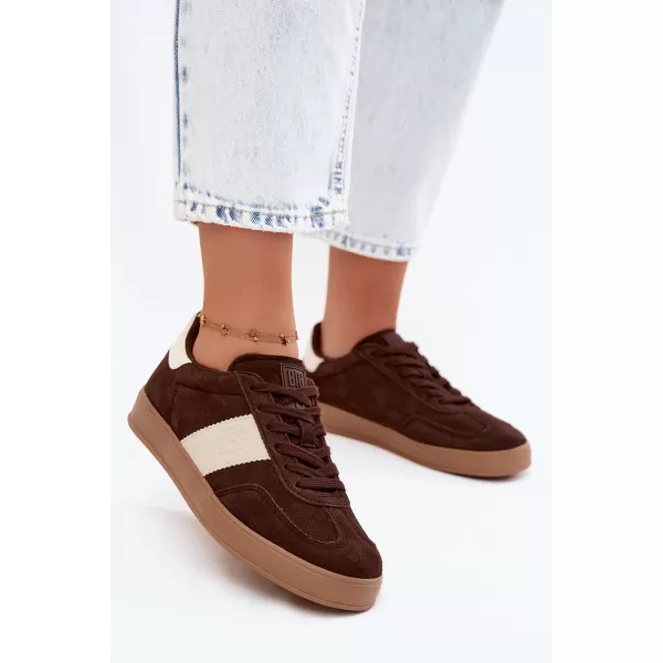  Dámské tenisky BIG STAR SHOES UU274008 BROWN/BEIGE 
