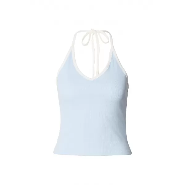  Dámský top URBAN CLASSICS TB8352-21550 FREEZE BLUE 