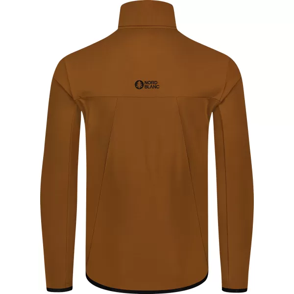  Pánská powerfleece mikina NORDBLANC MORASS NBSFM8335 HNĚDÁ 