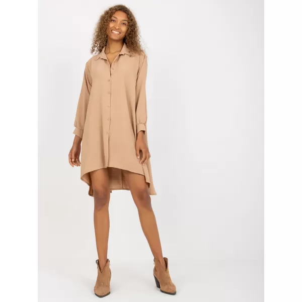  Dámské šaty ITALY MODA DHJ-SK-15092.57P DARK BEIGE 