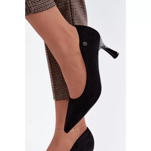 Dámské lodičky VINCEZA 62323 BLACK MATT 