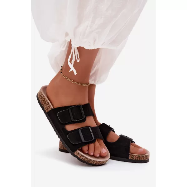  Dámské pantofle BOTO 26DZ21-107 BLACK 