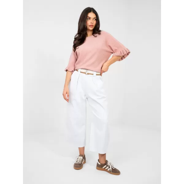  Dámský svetr ITALY MODA IT-SW-99244.65 DARK PINK 