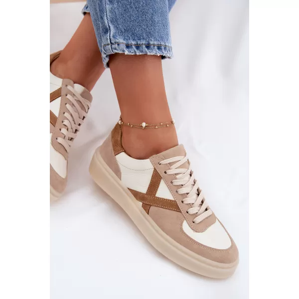  Dámské tenisky ZAZOO N1108S5/725/1098/771 BEIGE 