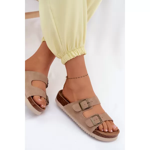  Dámské pantofle BOTO 2832 KHAKI 