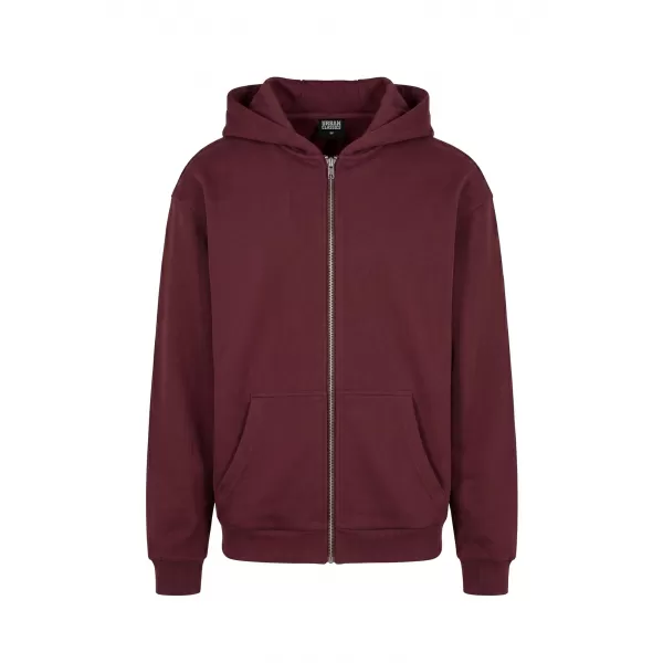  Pánská mikina URBAN CLASSICS TB7284-00606 BURGUNDY 