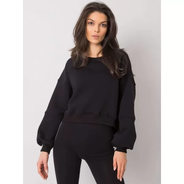  Dámská mikina RUE PARIS RV-BL-7334.69 NOIRE 