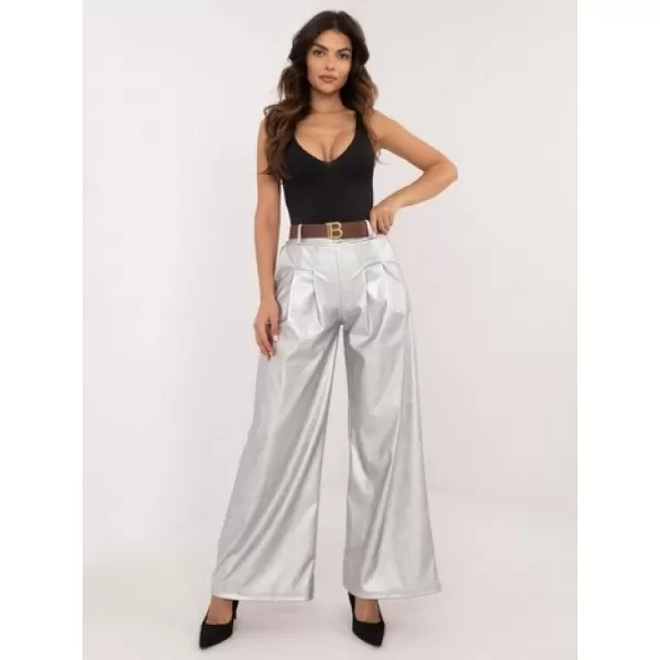  Dámské kalhoty ITALY MODA DHJ-SP-19899.22X SILVER 