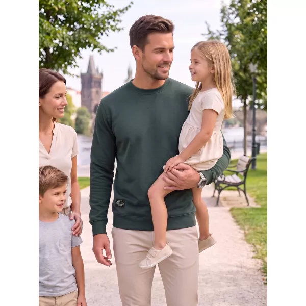  Pánská mikina ALTISPORT NP/ALMST43001 BOTTLE GREEN 