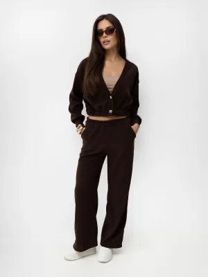 Dámský komplet ITALY MODA MI-KMPL-3539.95 DARK BROWN