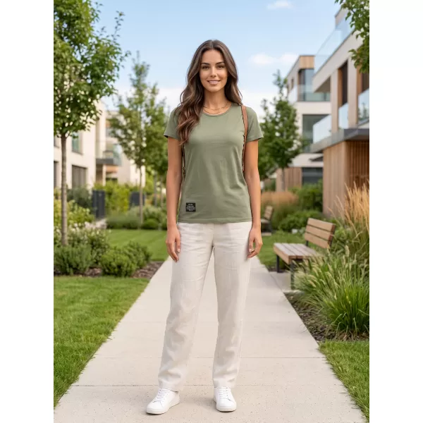  Dámské triko ALTISPORT NP/ALWST26001 MILITARY GREEN 