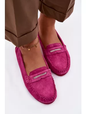 Dámské mokasíny S.BARSKI LR61-7029 FUCHSIA