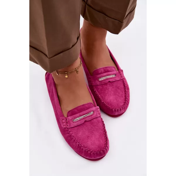  Dámské mokasíny S.BARSKI LR61-7029 FUCHSIA 