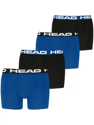 Pánské boxerky HEAD MEN BASIC BOXER 4P CZ701388003 BLUE/BLACK
