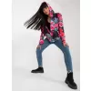 Dámská mikina RUE PARIS RV-BL-8118.89 BLACK AND PINK