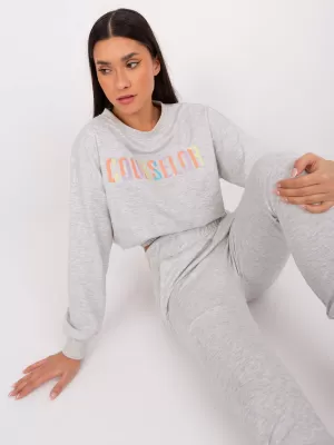 Dámský set MY RED LIPS EM-KMPL-806.45P LIGHT GREY
