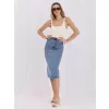 Dámská sukně FACTORY PRICE HM-SD-MC7308.29 DARK BLUE