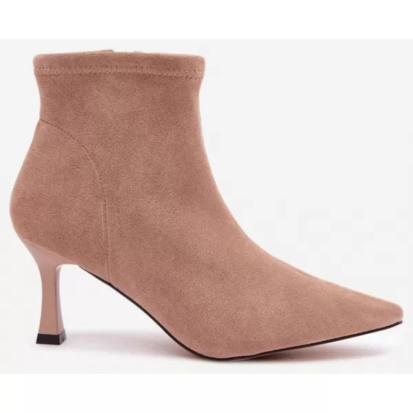  Dámské kotníkové boty BOTO 7107 BEIGE 