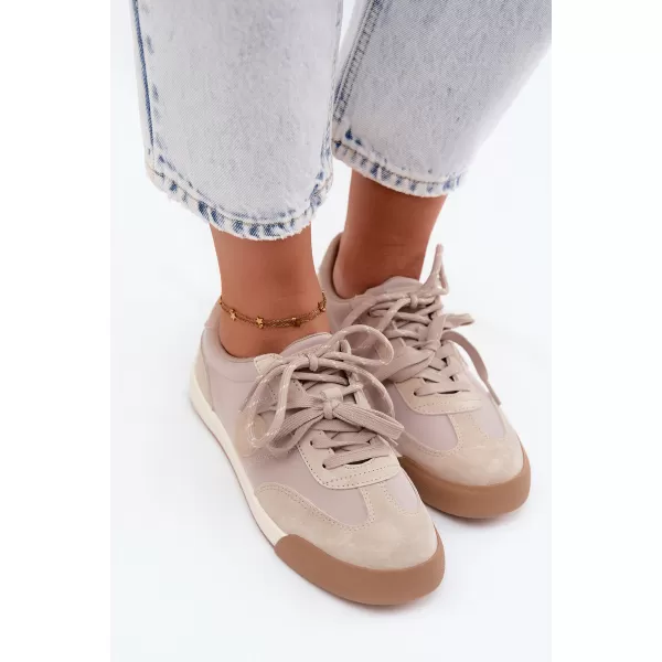  Dámské tenisky BIG STAR SHOES UU274001 BEIGE 