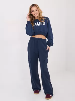 Dámské kalhoty FACTORY PRICE WT-SP-A1275.02P NAVY