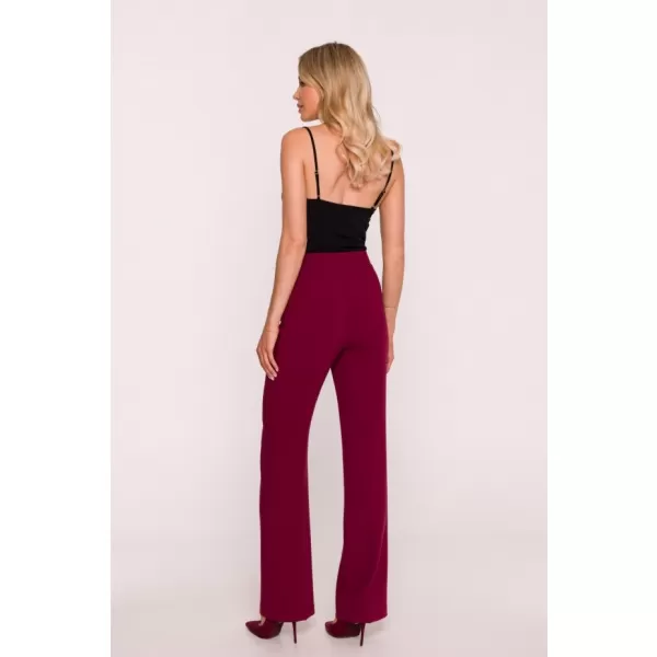  Dámské kalhoty STYLOVE S418 MAROON 