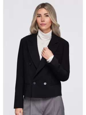 Dámské sako OMBRE OW-BL-E0006 BLACK