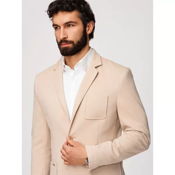  Pánské sako OMBRE M165 BEIGE 