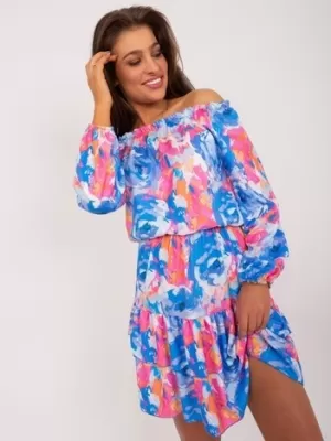 Dámské šaty RUE PARIS WN-SK-8282.55 BLUE