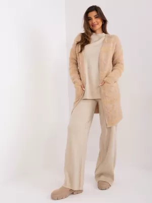 Dámský svetr WOOL FASHION ITALIA AT-SW-234503.00P BEIGE