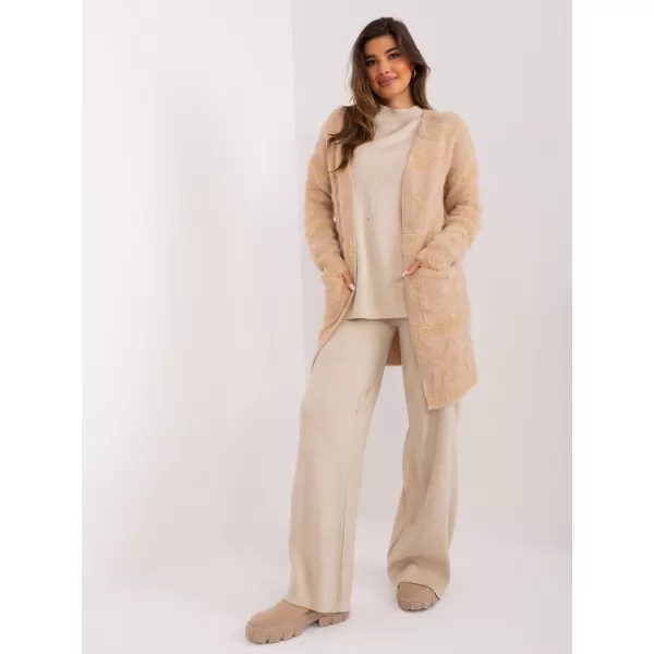 Dámský svetr WOOL FASHION ITALIA AT-SW-234503.00P BEIGE 