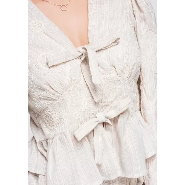  Dámská blůza OMBRE OW-TS-E0060 BEIGE 