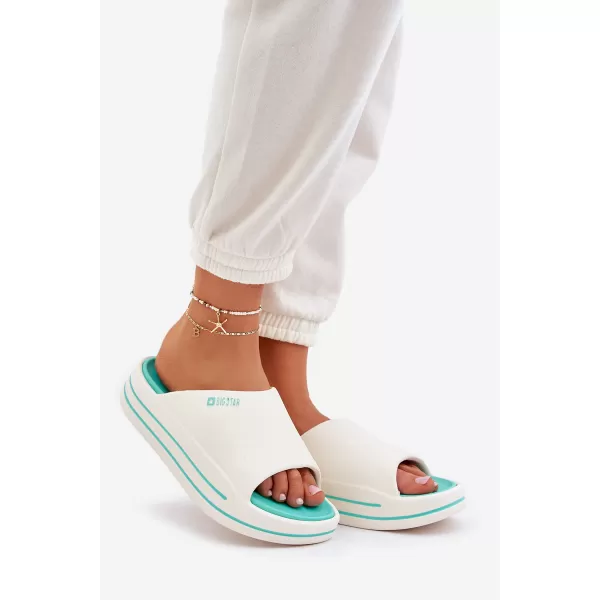  Dámské pantofle BIG STAR SHOES NN274A038 WHITE 