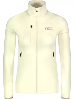 Dámská powerfleece mikina NORDBLANC CRISP NBSFL8338 BÉŽOVÁ