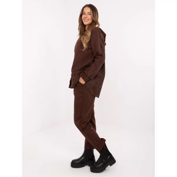  Dámský set ITALY MODA IT-KMPL-9860.61 DARK BROWN 