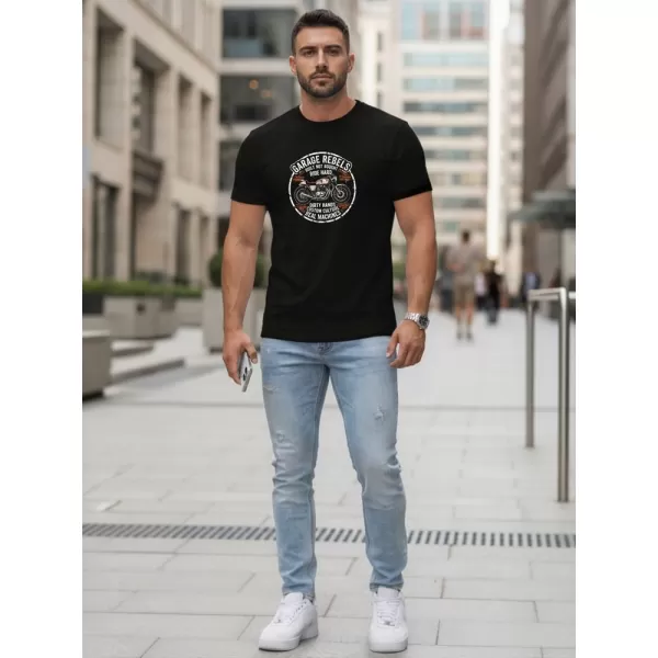  Pánské triko DSTREET ČERNÁ 