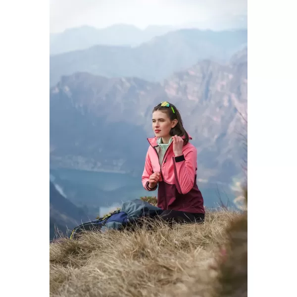  Dámská softshellová bunda NORDBLANC BLINK NBSSL8320 RŮŽOVÁ 