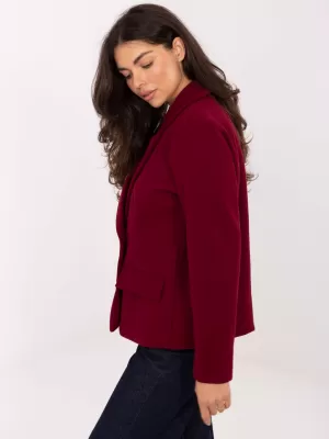 Dámská bunda RUE PARIS IT-KR-FL9559.02P BURGUNDY