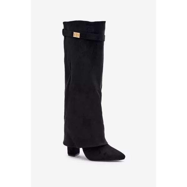  Dámské kozačky BOTO 9501A/LA3150/CLS-603 BLACK 