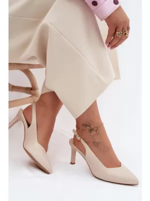 Dámské sandály SERGIO LEONE SK158 BEIGE