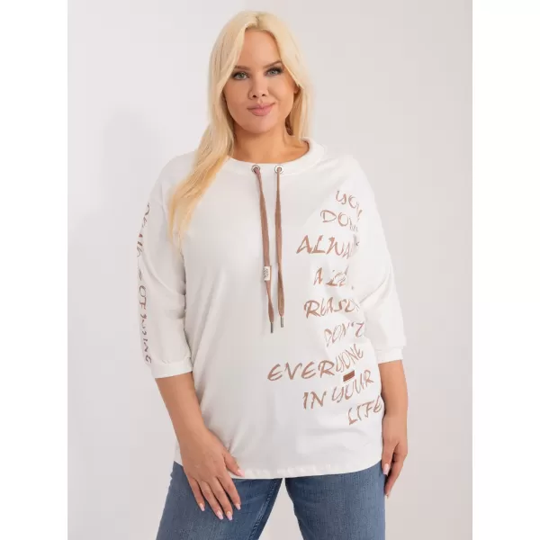  Dámská halenka RELEVANCE RV-BZ-9450.36 WHITE-BROWN 